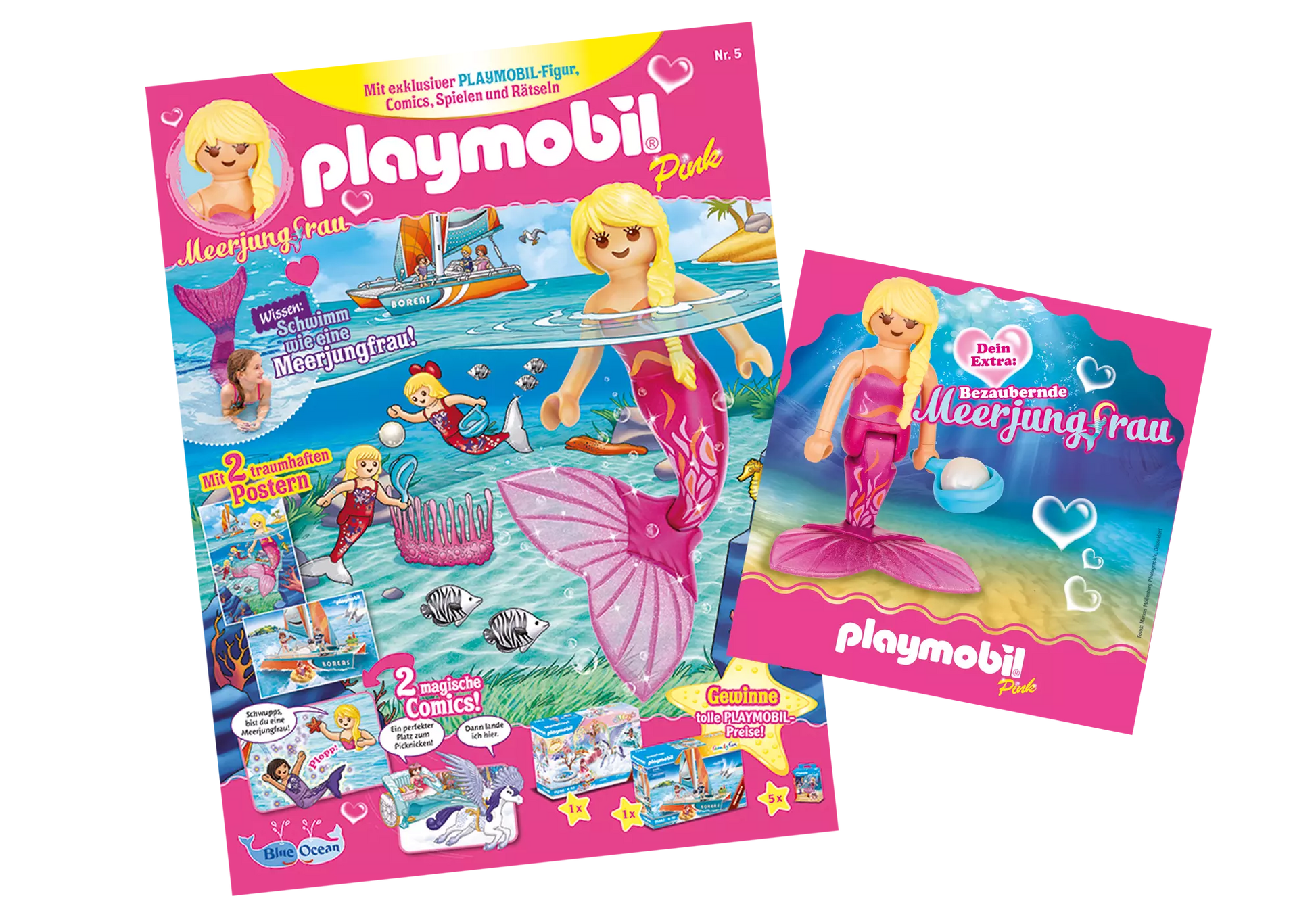 Playmobil 80858 Pink Magazin Nr. 5 - Bezaubernde Meerjungfrau - plegobil