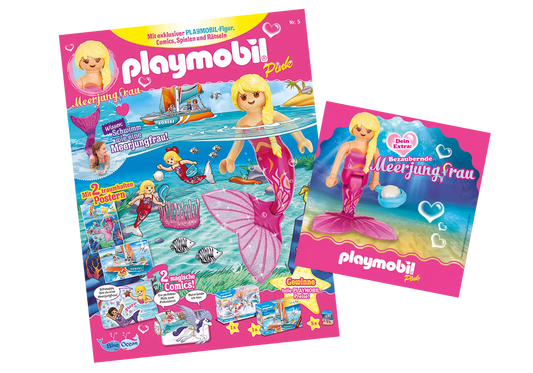 Playmobil 80858 Pink Magazin Nr. 5 - Bezaubernde Meerjungfrau - plegobil