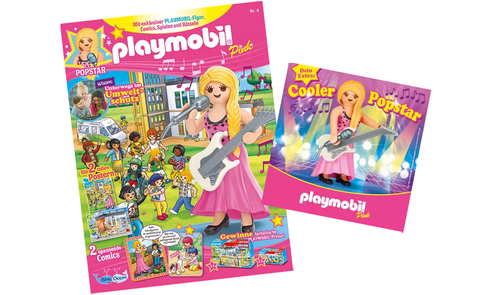 Playmobil 80860 Pink Magazin Nr. 6 - Cooler Popstar - plegobil