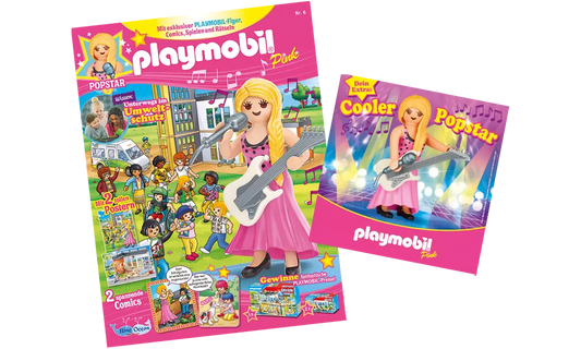 Playmobil 80860 Pink Magazin Nr. 6 - Cooler Popstar - plegobil