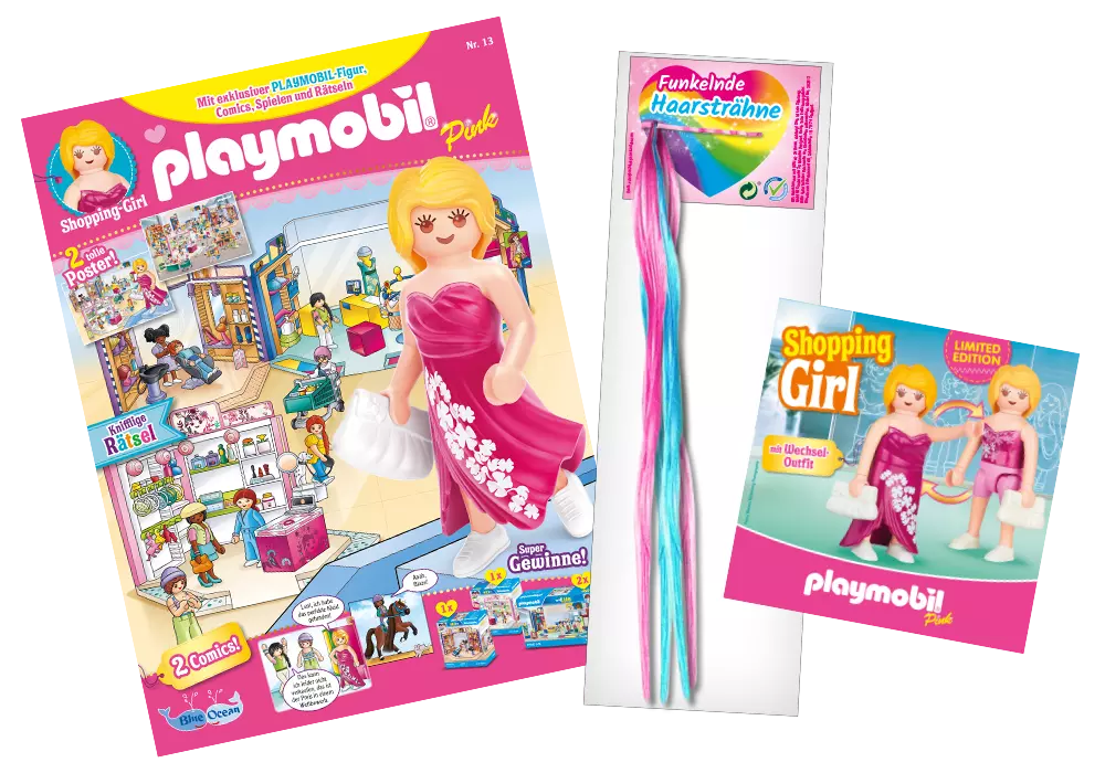 Playmobil 80942 Pink Magazin 4/2024 Shopping Girl - plegobil