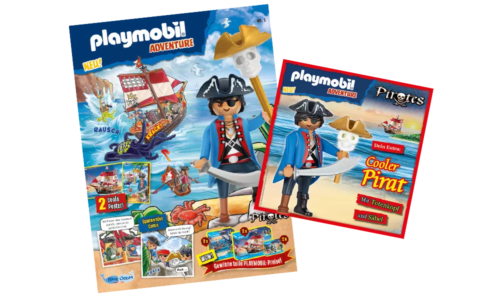 Playmobil 80946 Pirates Magazin 2/2024 Cooler Pirat - plegobil