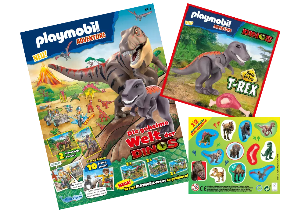 Playmobil 80948 Dinos Magazin 3/2024 T-Rex - plegobil
