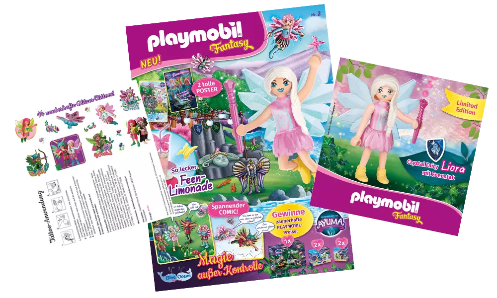 Playmobil 80953 Fantasy Magazin 4/2024 (Heft 2) Crystal Fairy Liora - plegobil