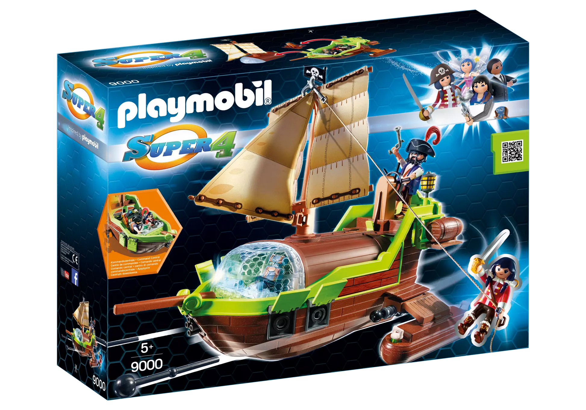 Playmobil 9000 Super 4 Piraten-Chamäleon mit Ruby - plegobil