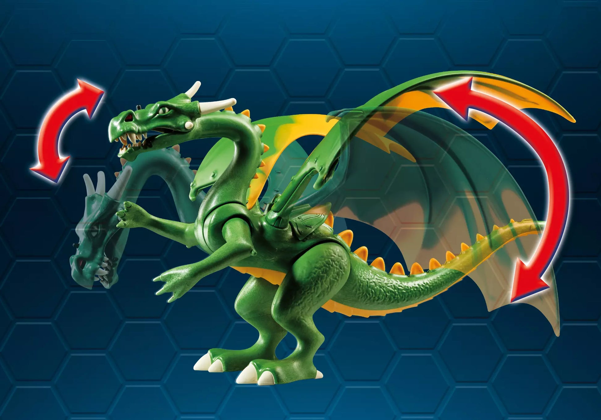 Playmobil 9001 Super 4 Ritterland-Drache mit Alex - plegobil