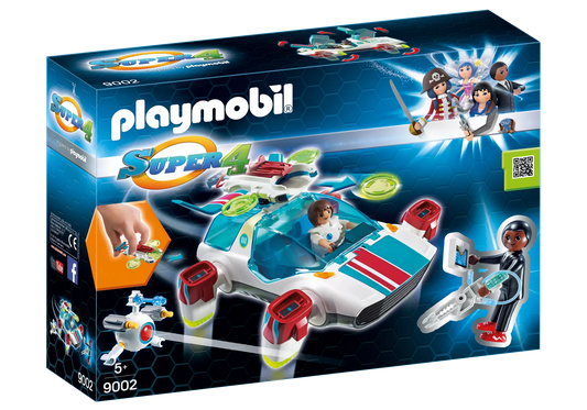 Playmobil 9002 Super 4 FulguriX mit Agent Gene - plegobil