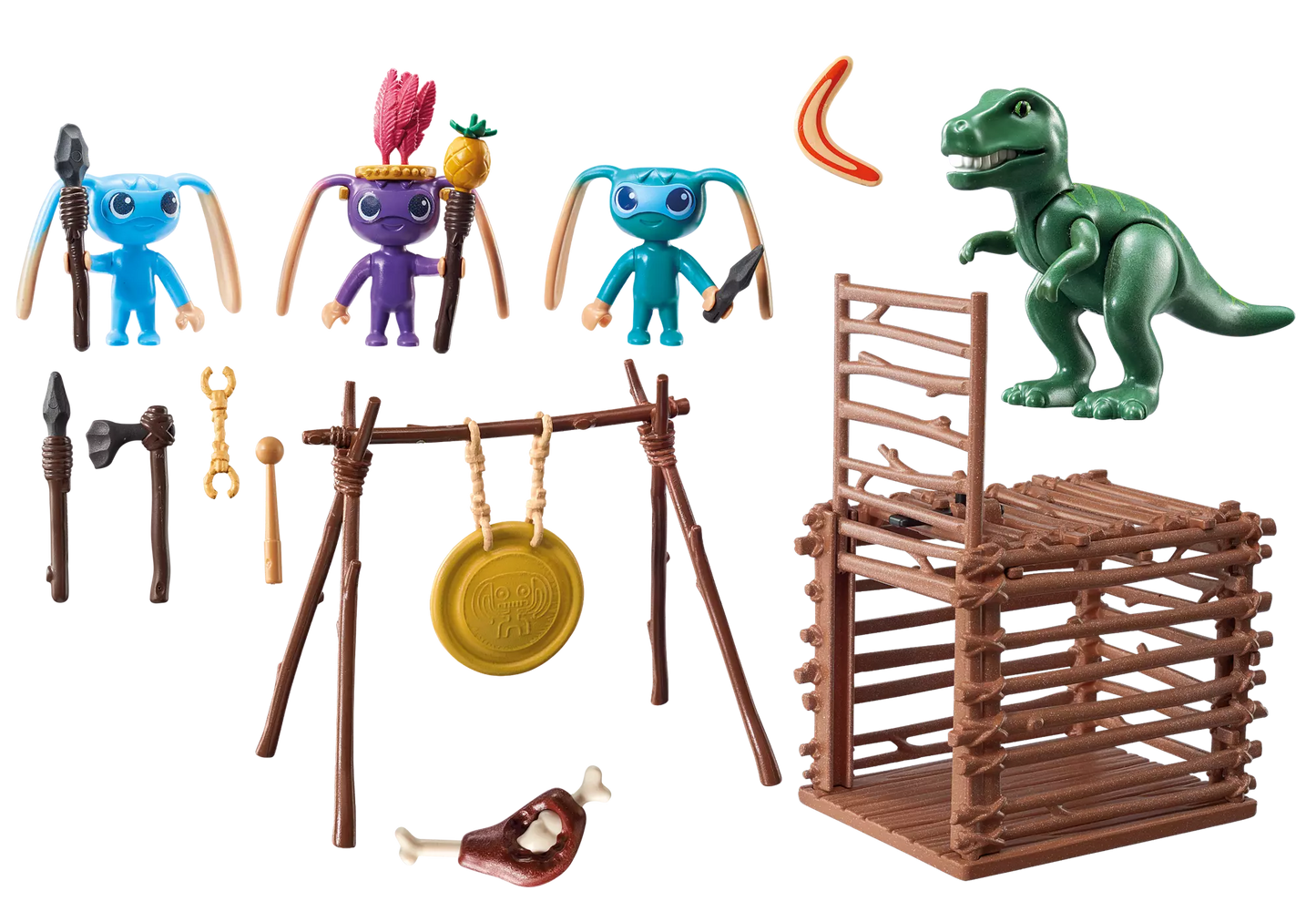 Playmobil 9006 Super 4 Alien-Krieger mit T-Rex-Falle - plegobil