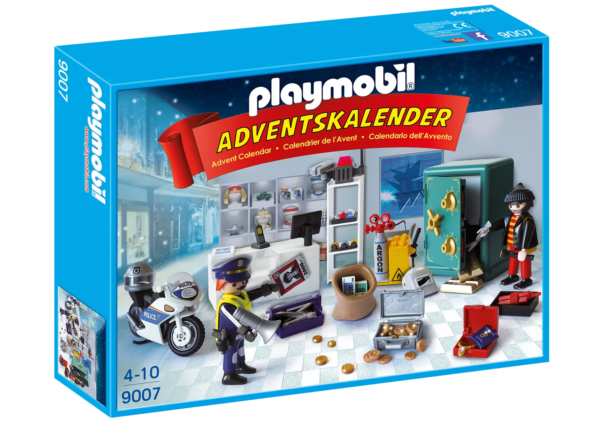 Playmobil 9007 City Action Adventskalender Polizeieinsatz im Juweliergeschäft - plegobil