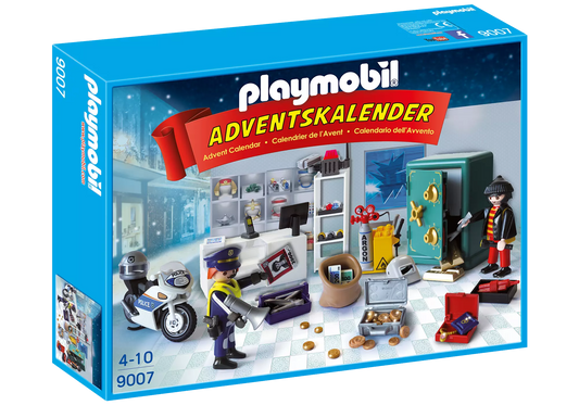 Playmobil 9007 City Action Adventskalender Polizeieinsatz im Juweliergeschäft - plegobil