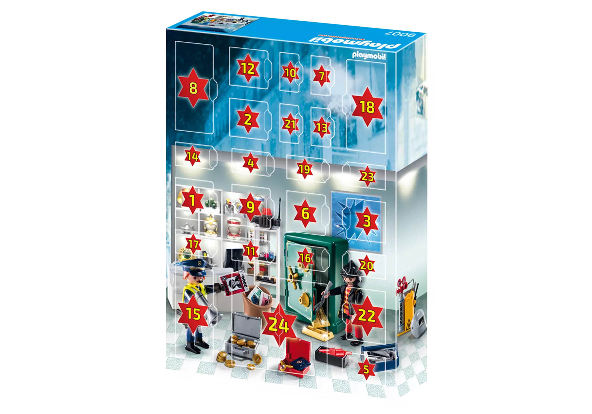 Playmobil 9007 City Action Adventskalender Polizeieinsatz im Juweliergeschäft - plegobil
