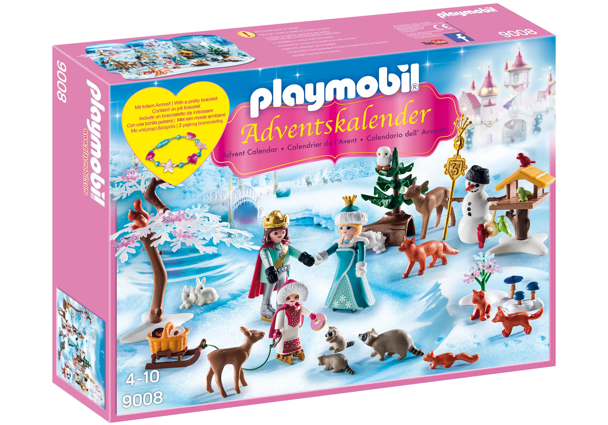 Playmobil 9008 Adventskalender Eislaufprinzessin im Schlosspark - plegobil