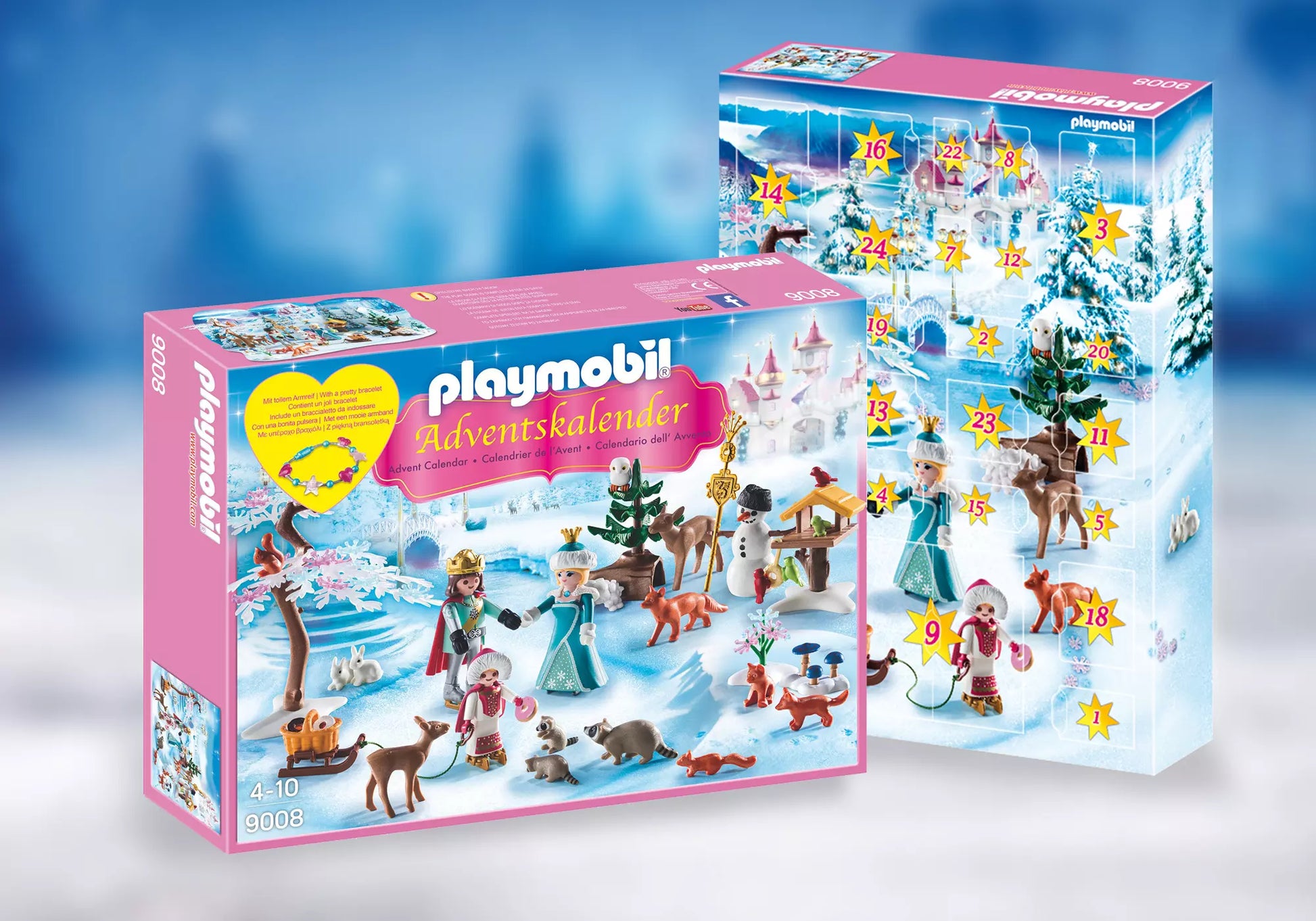 Playmobil 9008 Adventskalender Eislaufprinzessin im Schlosspark - plegobil