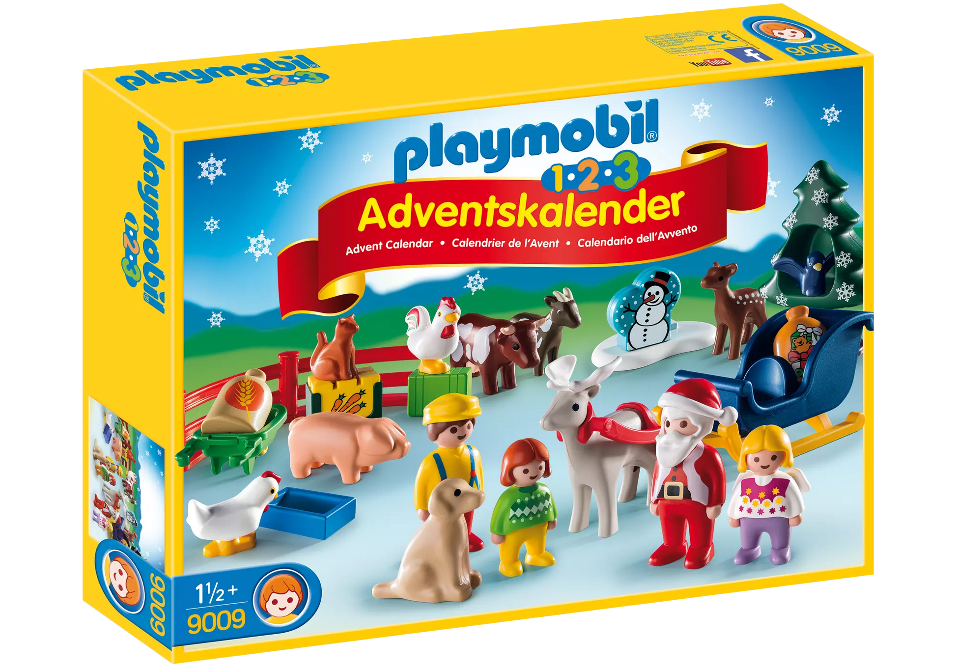 Playmobil 9009 1-2-3 Adventskalender Weihnacht auf dem Bauernhof - plegobil