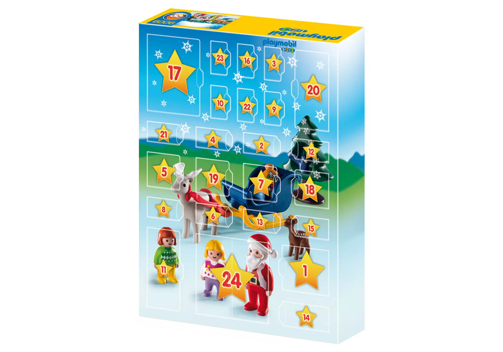 Playmobil 9009 1-2-3 Adventskalender Weihnacht auf dem Bauernhof - plegobil