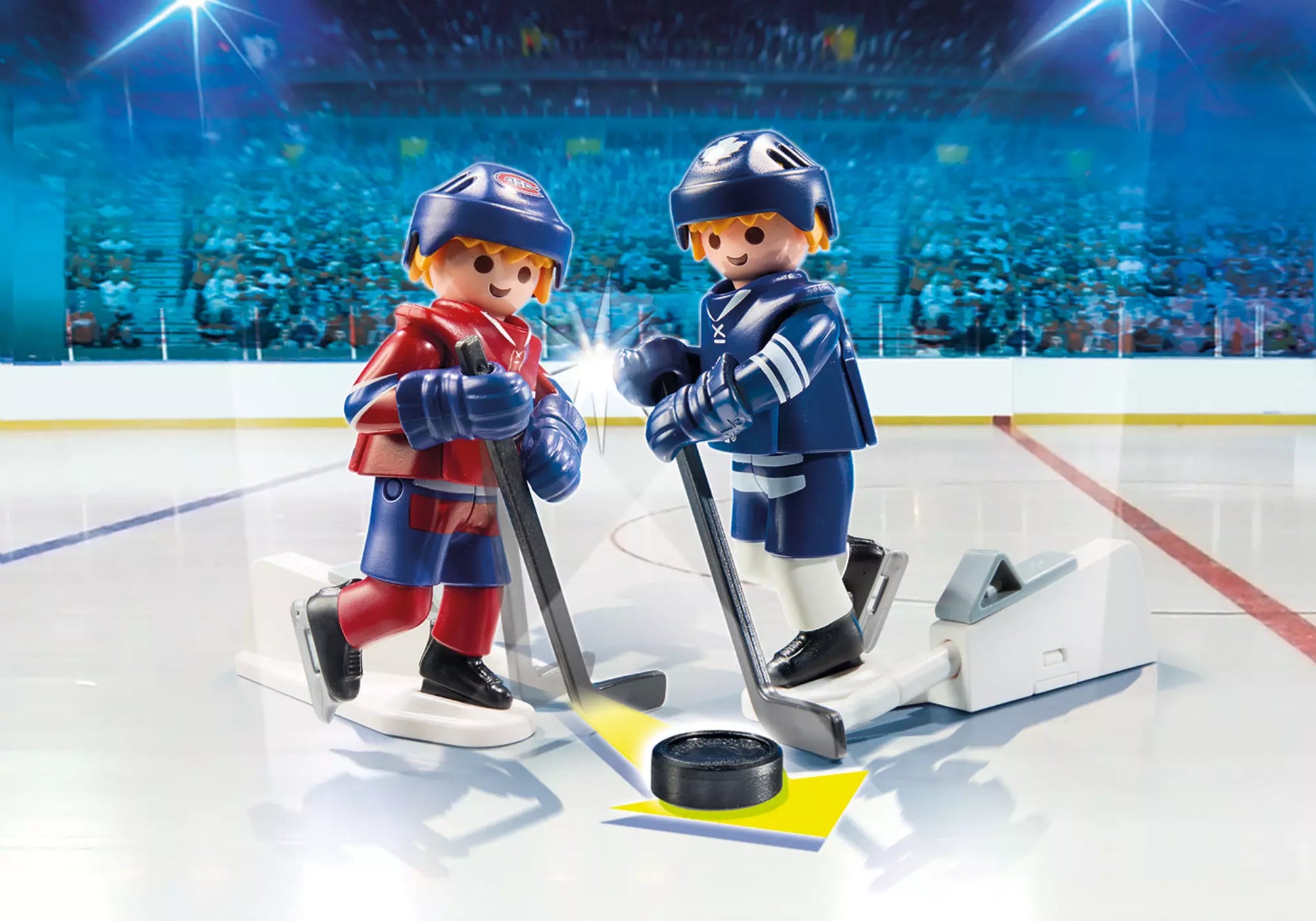 Playmobil 9013 NHL Montreal Canadiens vs Blister Toronto Maple Leafs - plegobil