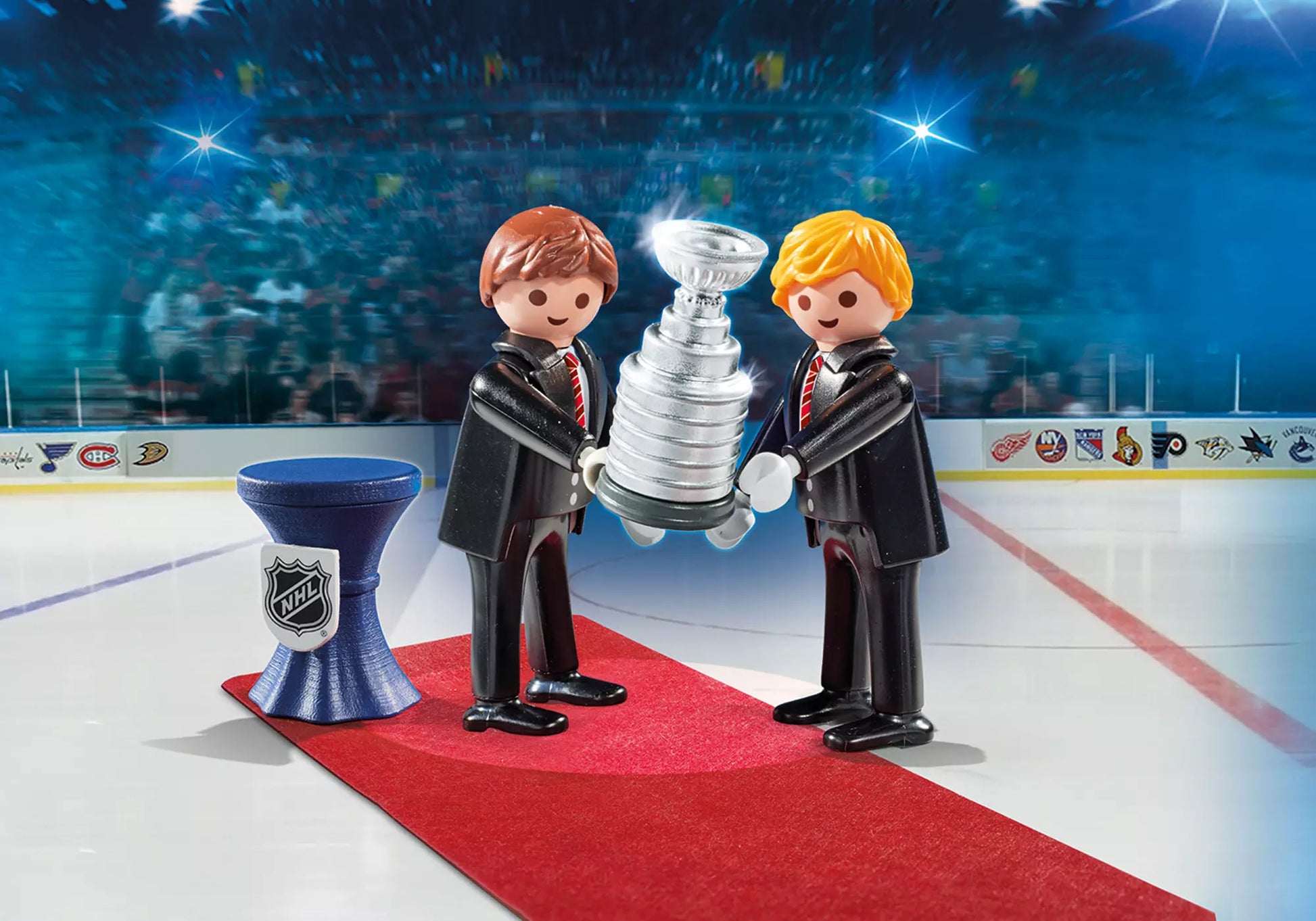 Playmobil 9015 NHL Stanley Cup presentation set - plegobil