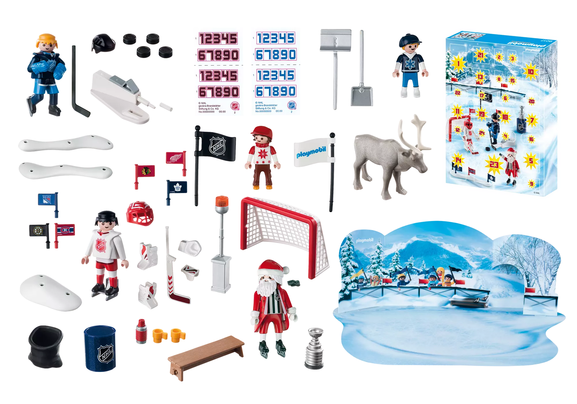 Playmobil 9017 NHL Adventskalender Wettstreit auf dem Eis - plegobil