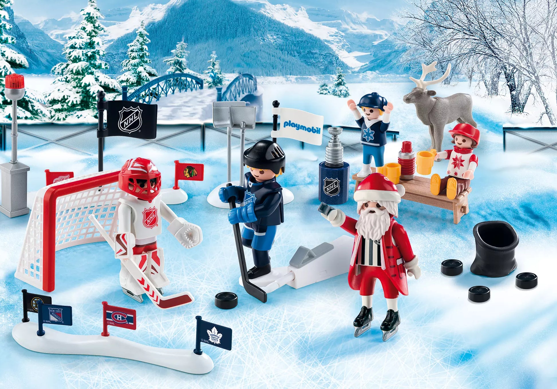 Playmobil 9017 NHL Adventskalender Wettstreit auf dem Eis - plegobil