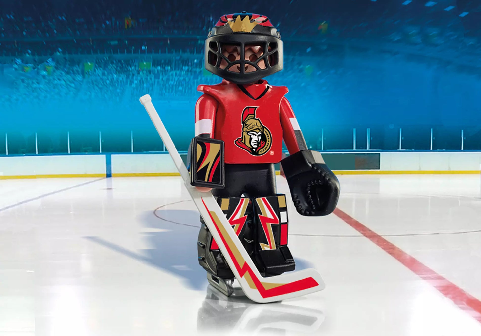 Playmobil 9018 NHL Ottawa Senators Goalie - plegobil