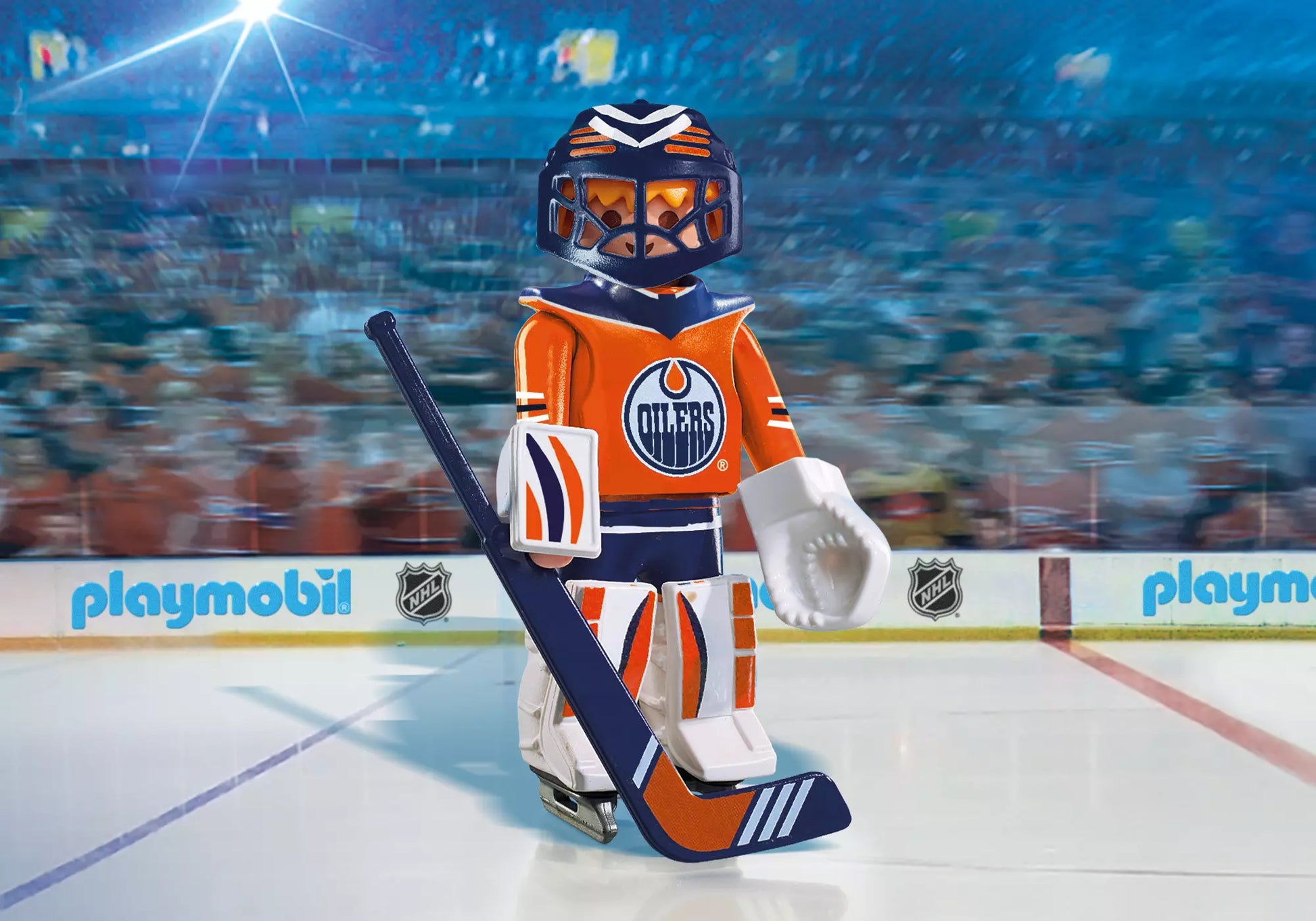 Playmobil 9022 NHL Edmonton Oilers Goalie - plegobil