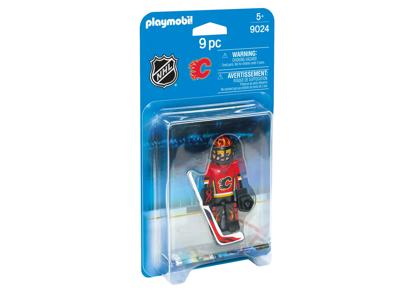 Playmobil 9024 NHL Calgary Flames Goalie - plegobil