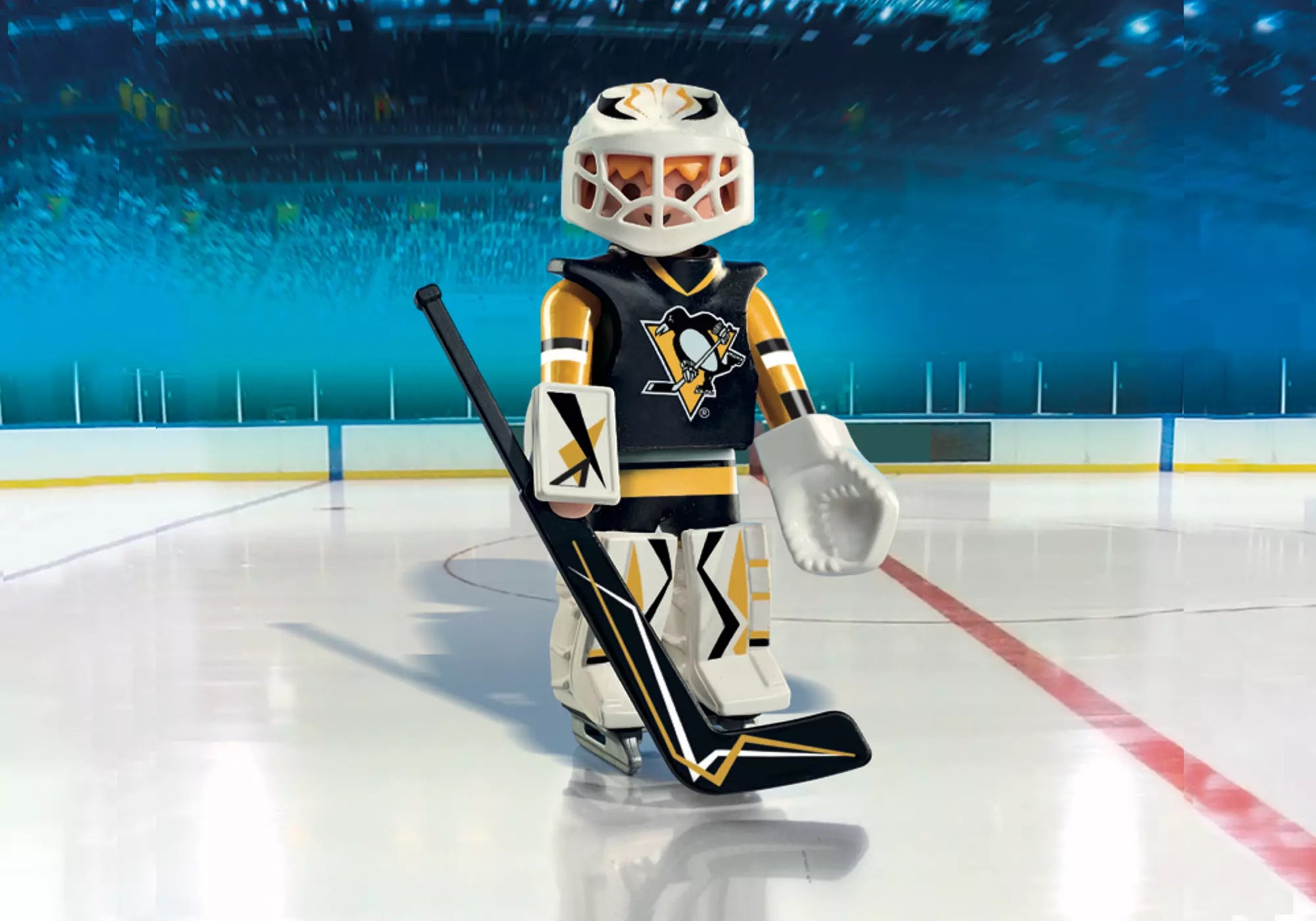 Playmobil 9028 NHL Pittsburgh Penguins Goalie - plegobil