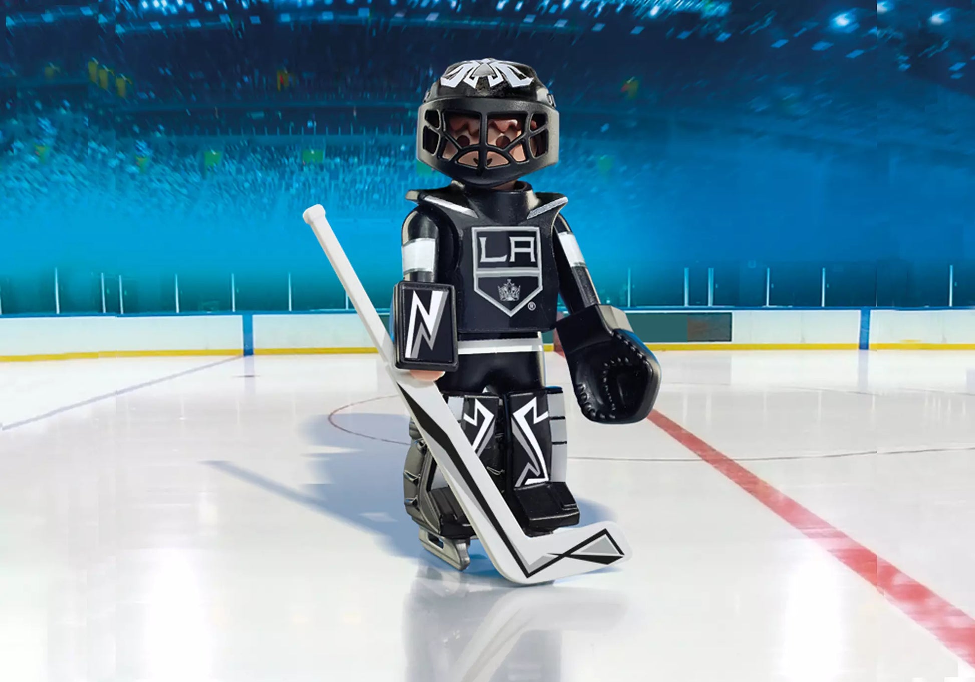 Playmobil 9030 NHL Los Angeles Kings Goalie - plegobil