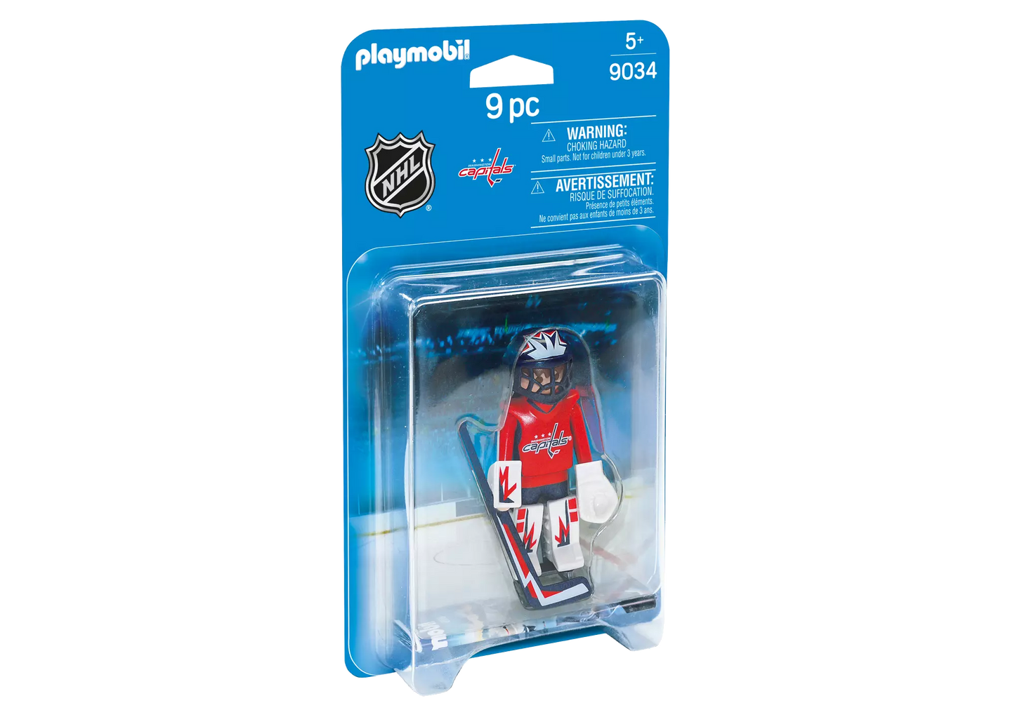 Playmobil 9034 NHL Washington Capitals Goalie - plegobil