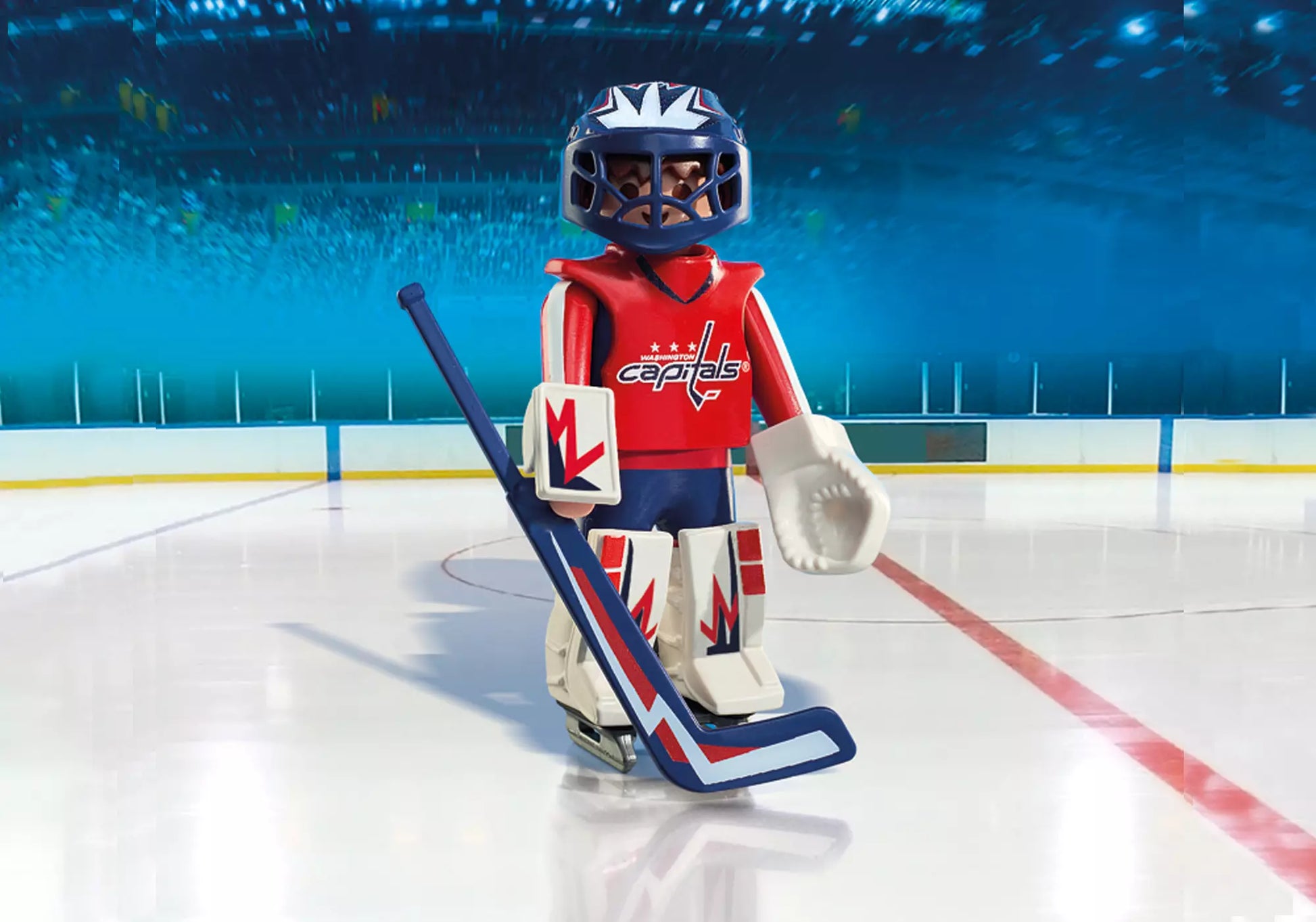 Playmobil 9034 NHL Washington Capitals Goalie - plegobil