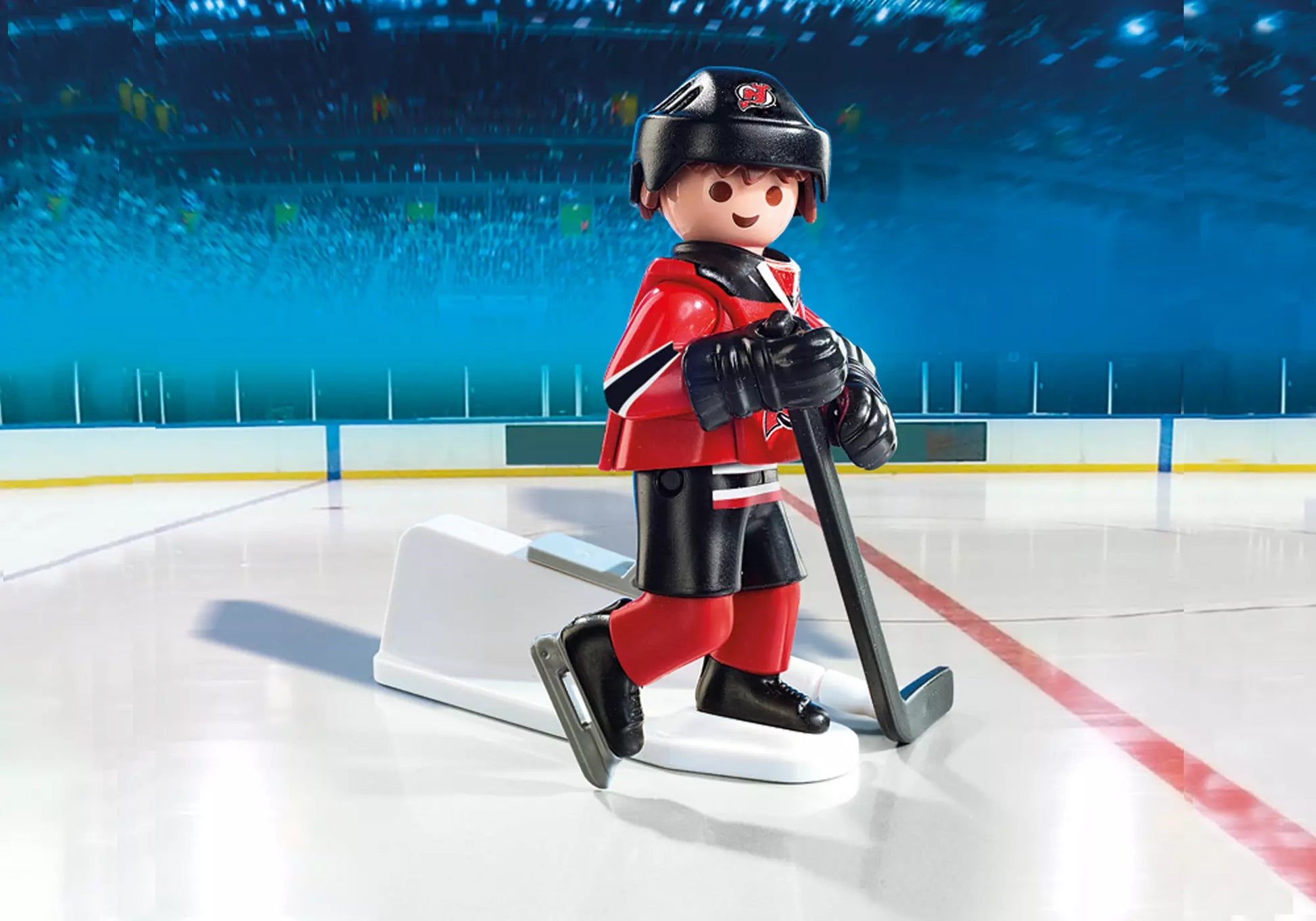 Playmobil 9037 NHL New Jersey Devils Player - plegobil
