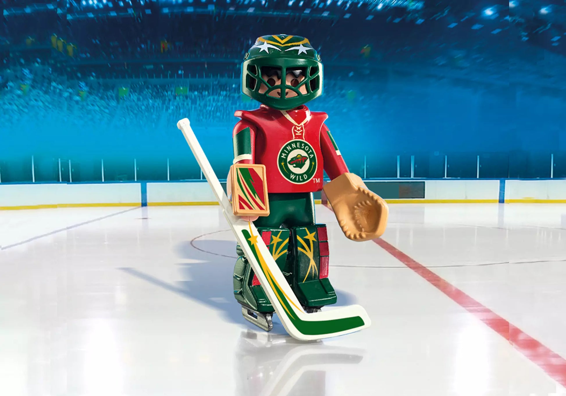 Playmobil 9038 NHL Minnesota Wild Goalie - plegobil