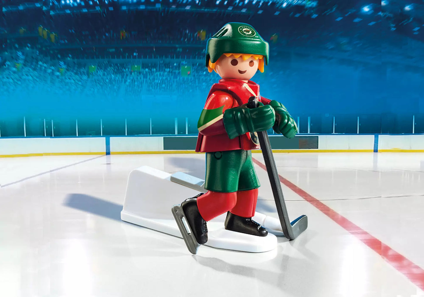 Playmobil 9039 NHL Minnesota Wild Player - plegobil
