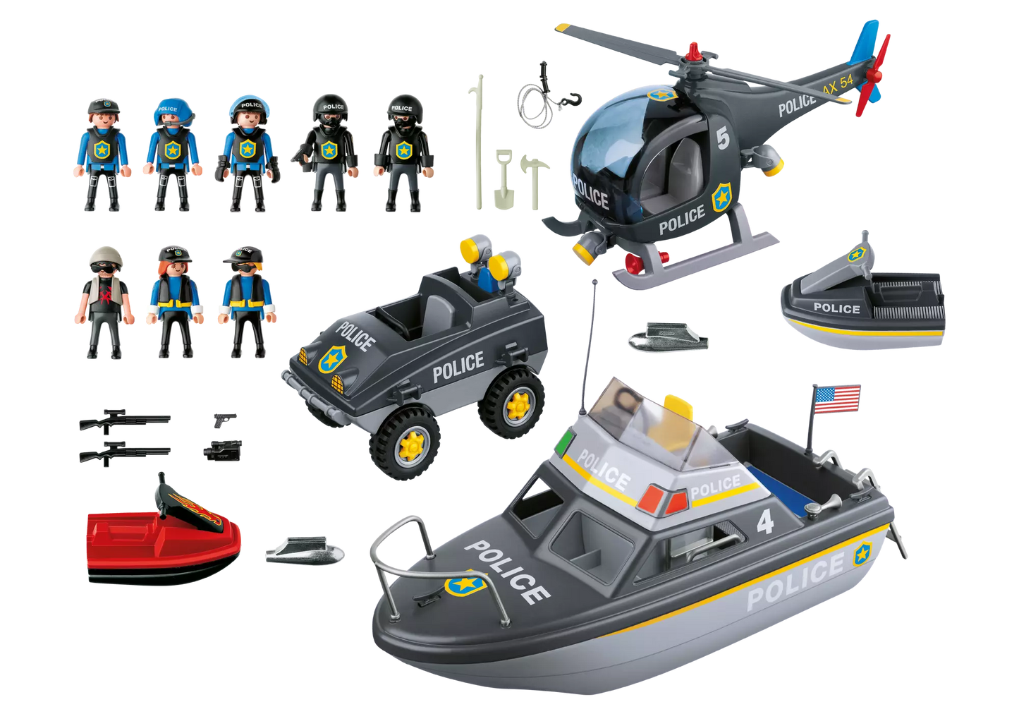 Playmobil 9043 City Action Großer Polizei Spezialeinsatz - plegobil