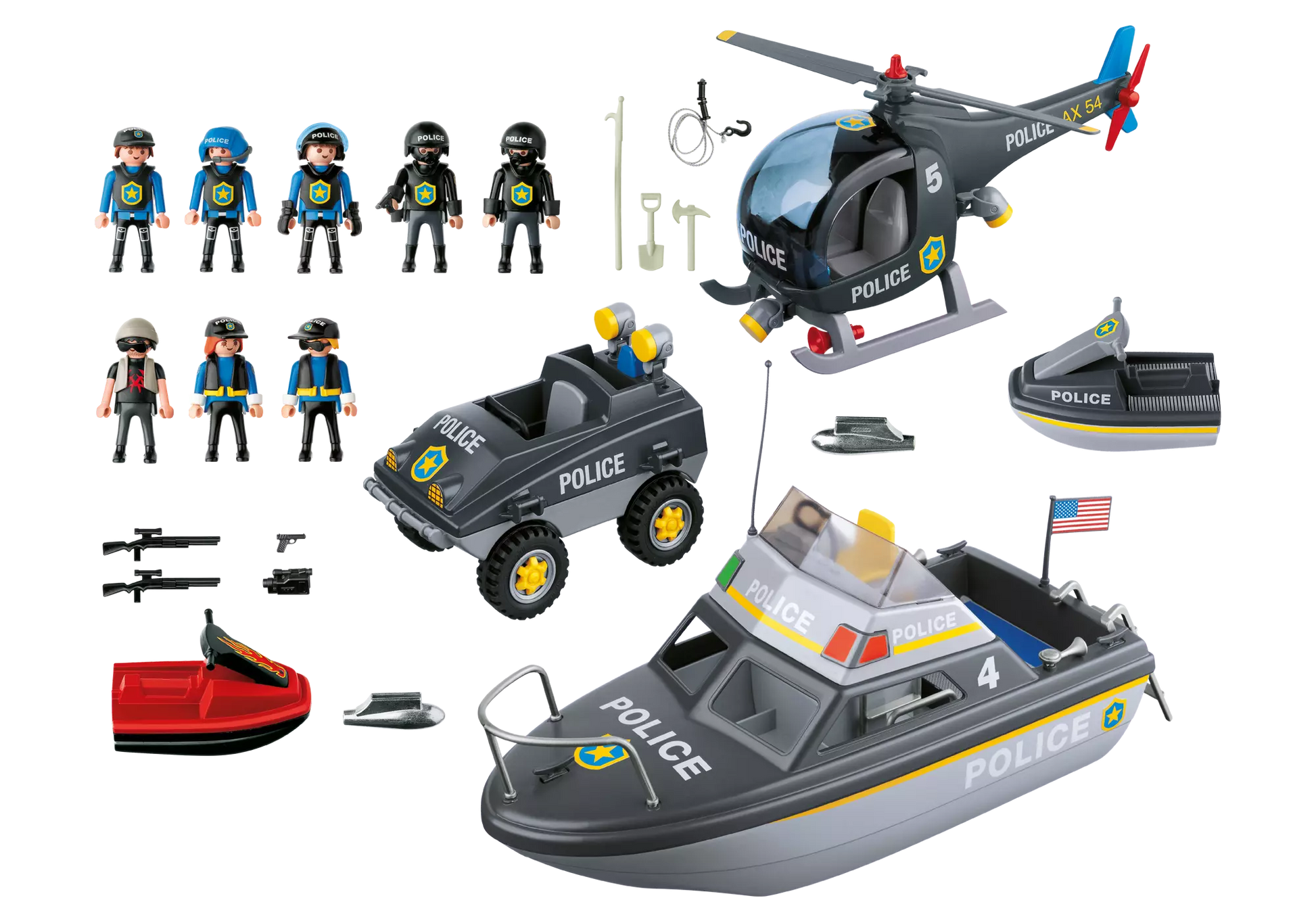 Playmobil 9043 City Action Großer Polizei Spezialeinsatz - plegobil