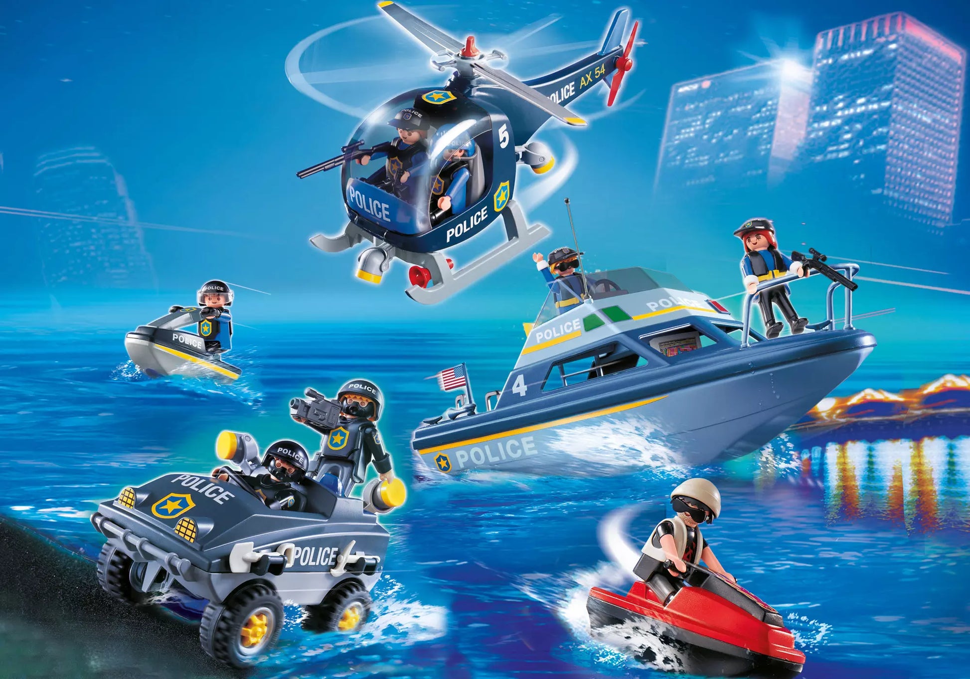 Playmobil 9043 City Action Großer Polizei Spezialeinsatz - plegobil