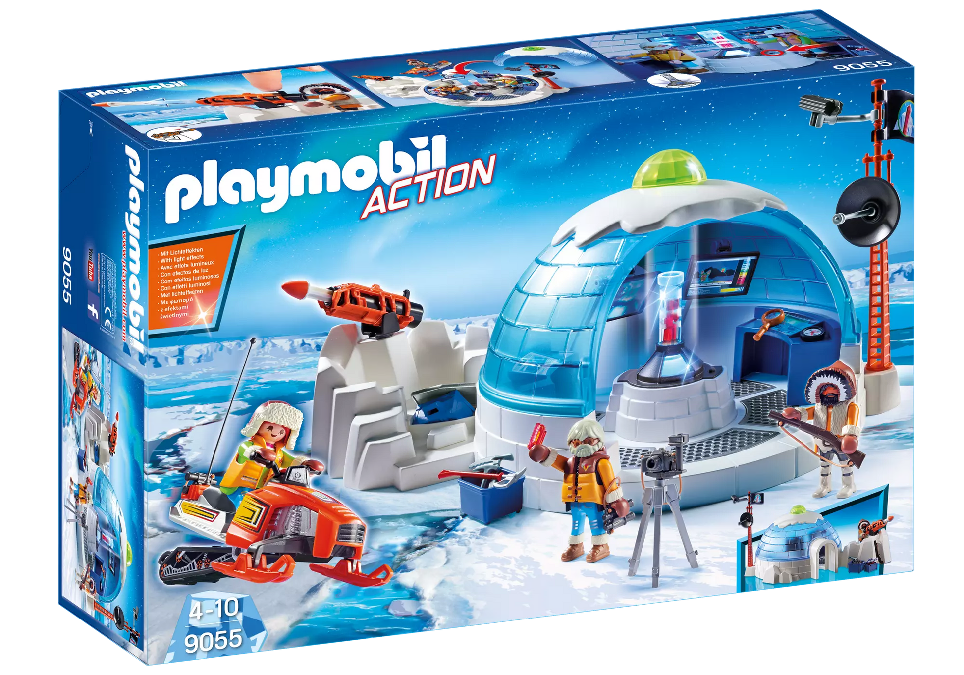 Playmobil 9055 Action Polar Ranger Hauptquartier - plegobil