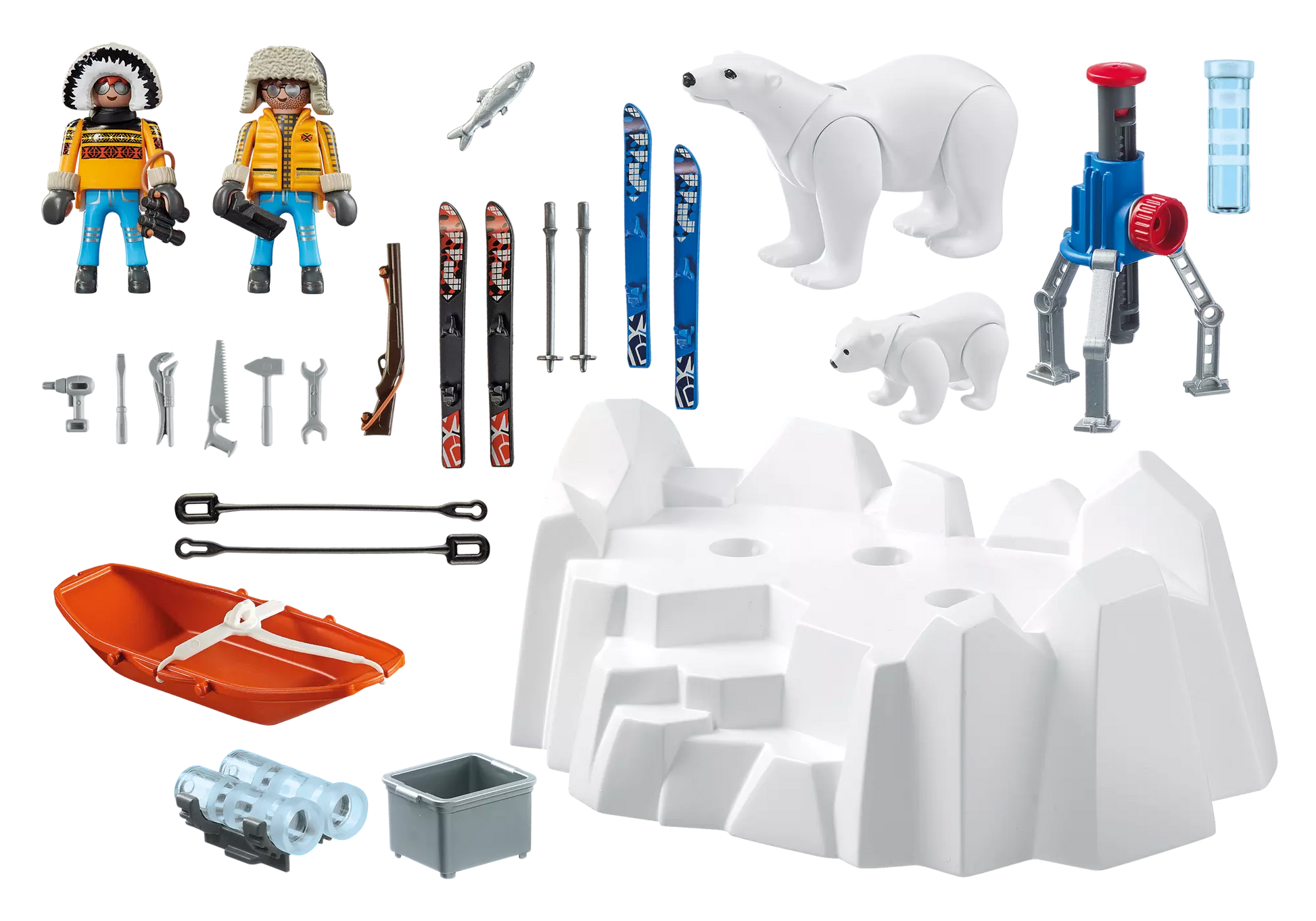 Playmobil 9056 Action Polar Ranger mit Eisbären - plegobil