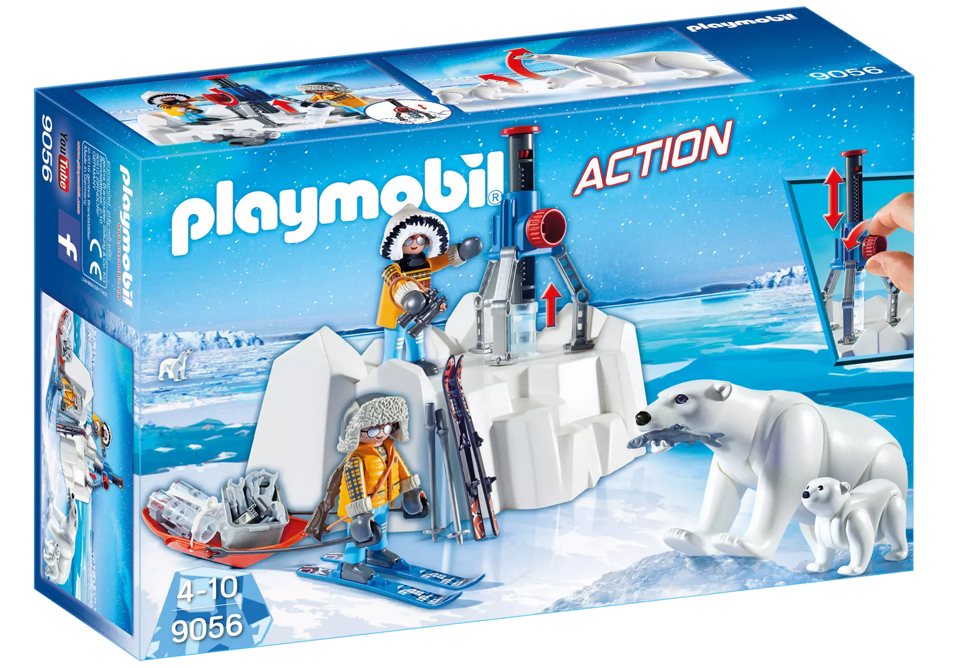 Playmobil 9056 Action Polar Ranger mit Eisbären - plegobil