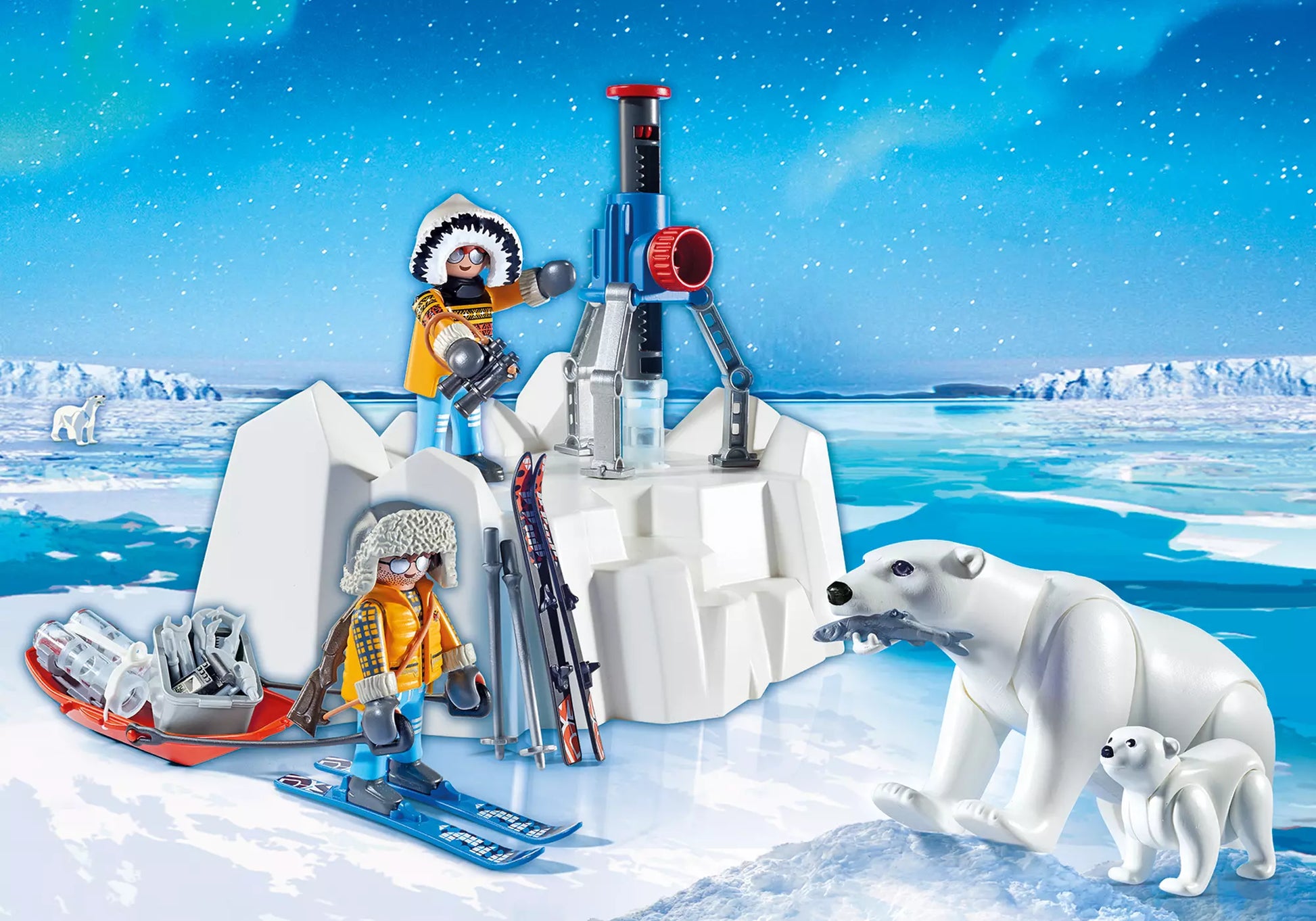 Playmobil 9056 Action Polar Ranger mit Eisbären - plegobil