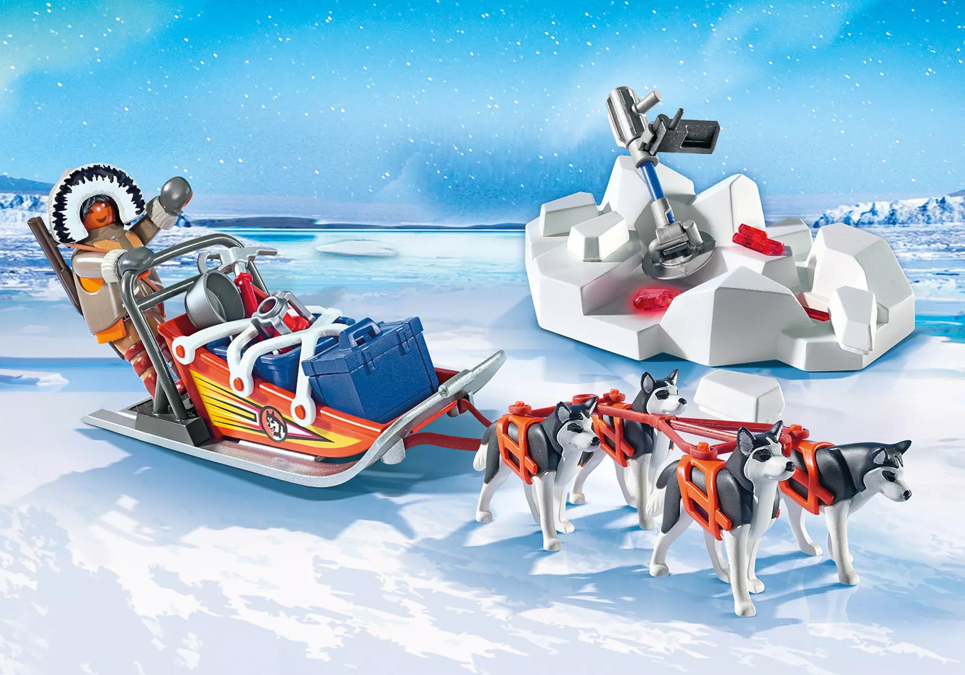 Playmobil 9057 Action Hundeschlitten - plegobil