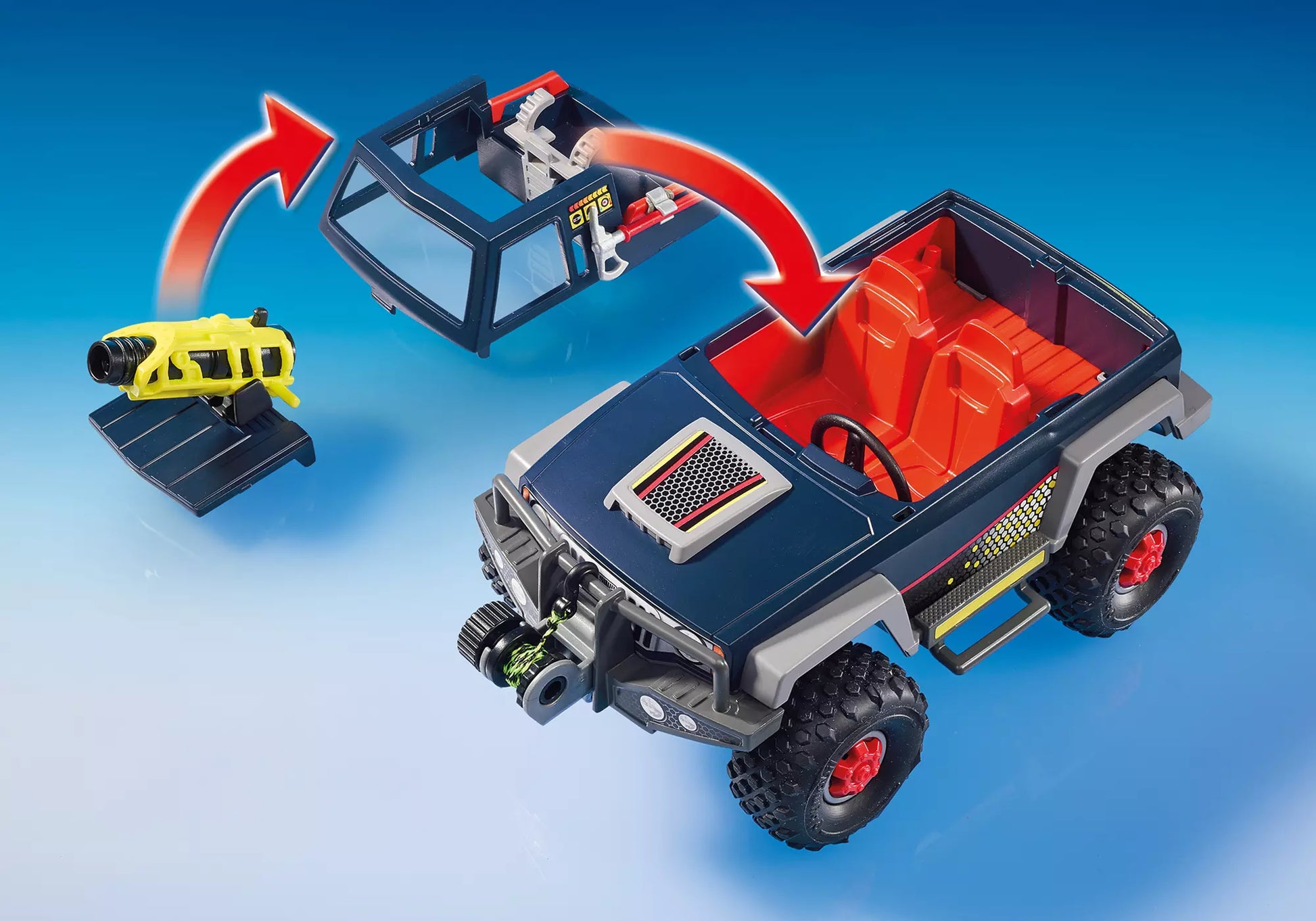Playmobil 9059 Action Eispiraten-Truck - plegobil