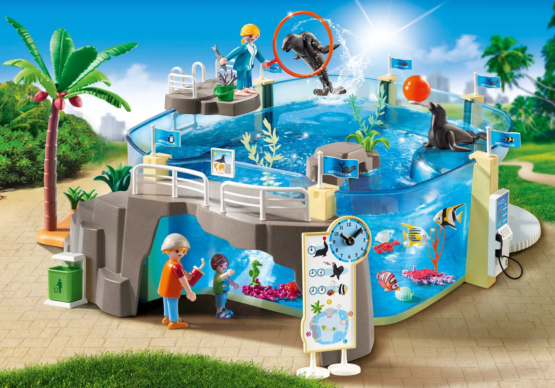 Playmobil 9060 Family Fun Meeresaquarium - plegobil