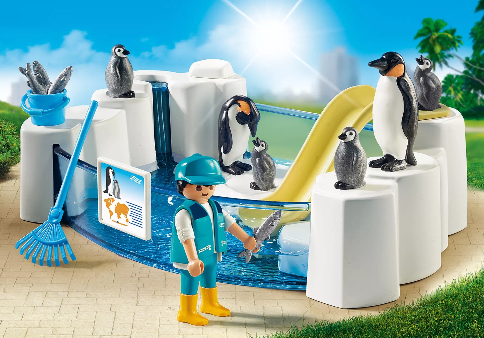 Playmobil 9062 Family Fun Pinguinbecken - plegobil
