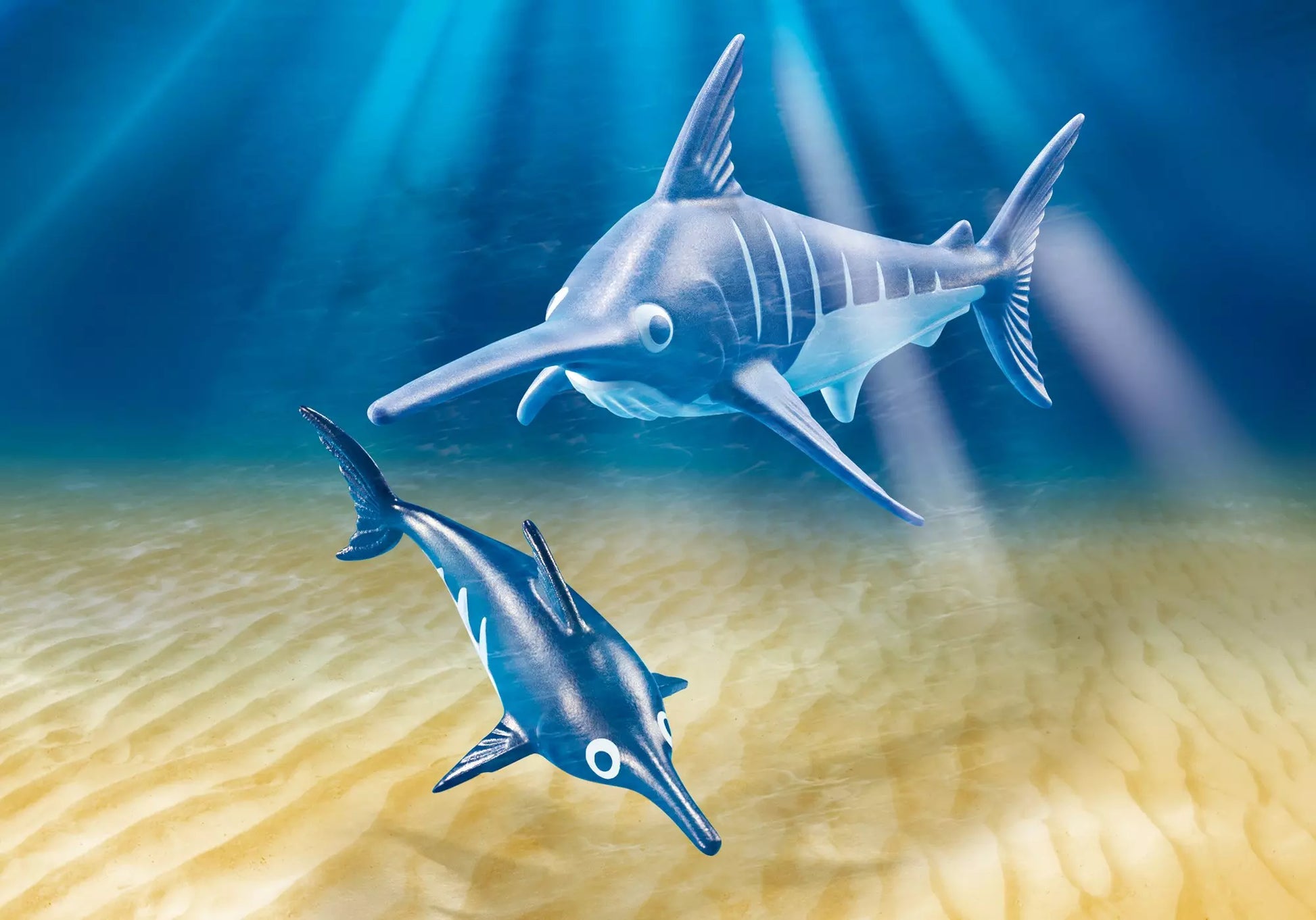 Playmobil 9068 Schwertfisch mit Baby - plegobil