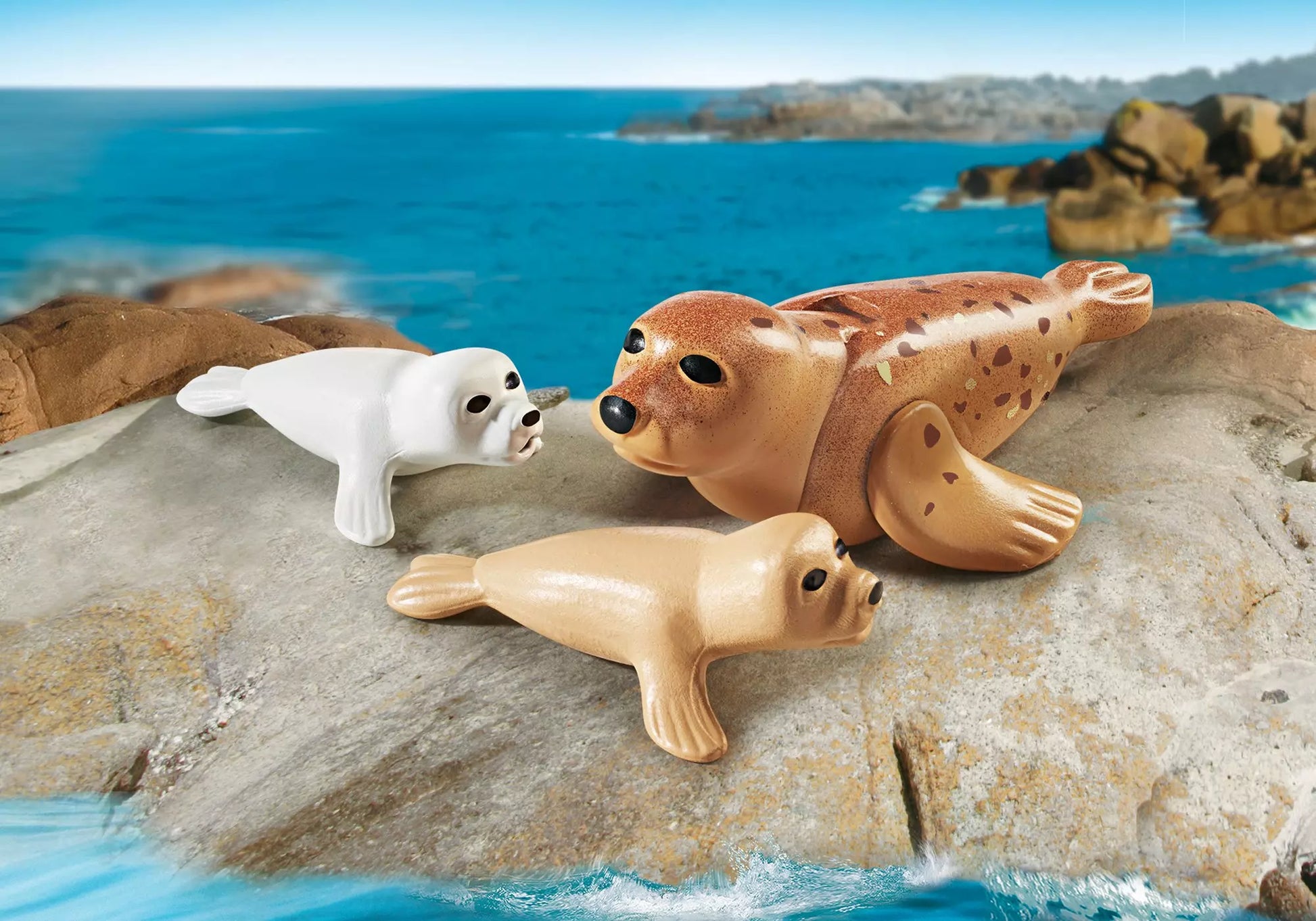 Playmobil 9069 Robbe mit Babys - plegobil