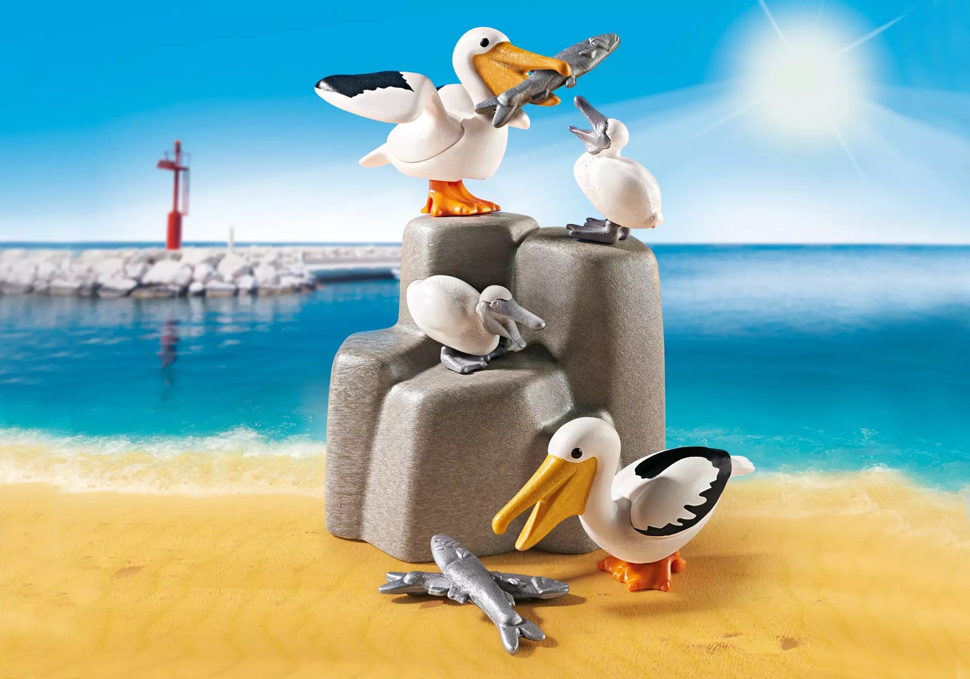 Playmobil 9070 Pelikanfamilie - plegobil