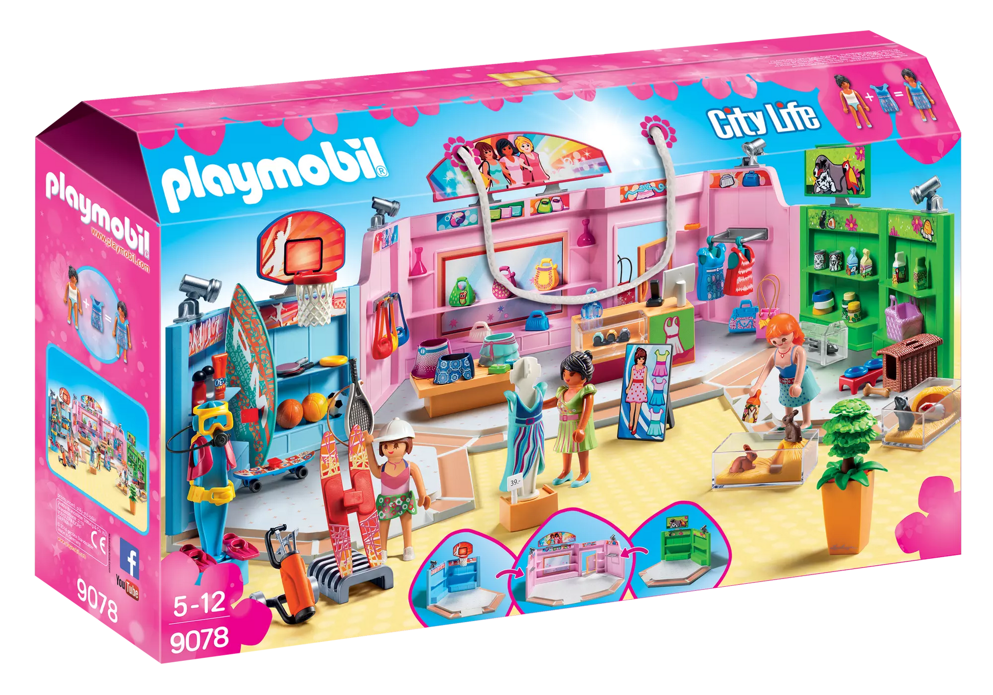 Playmobil 9078 City Life Einkaufspassage - plegobil