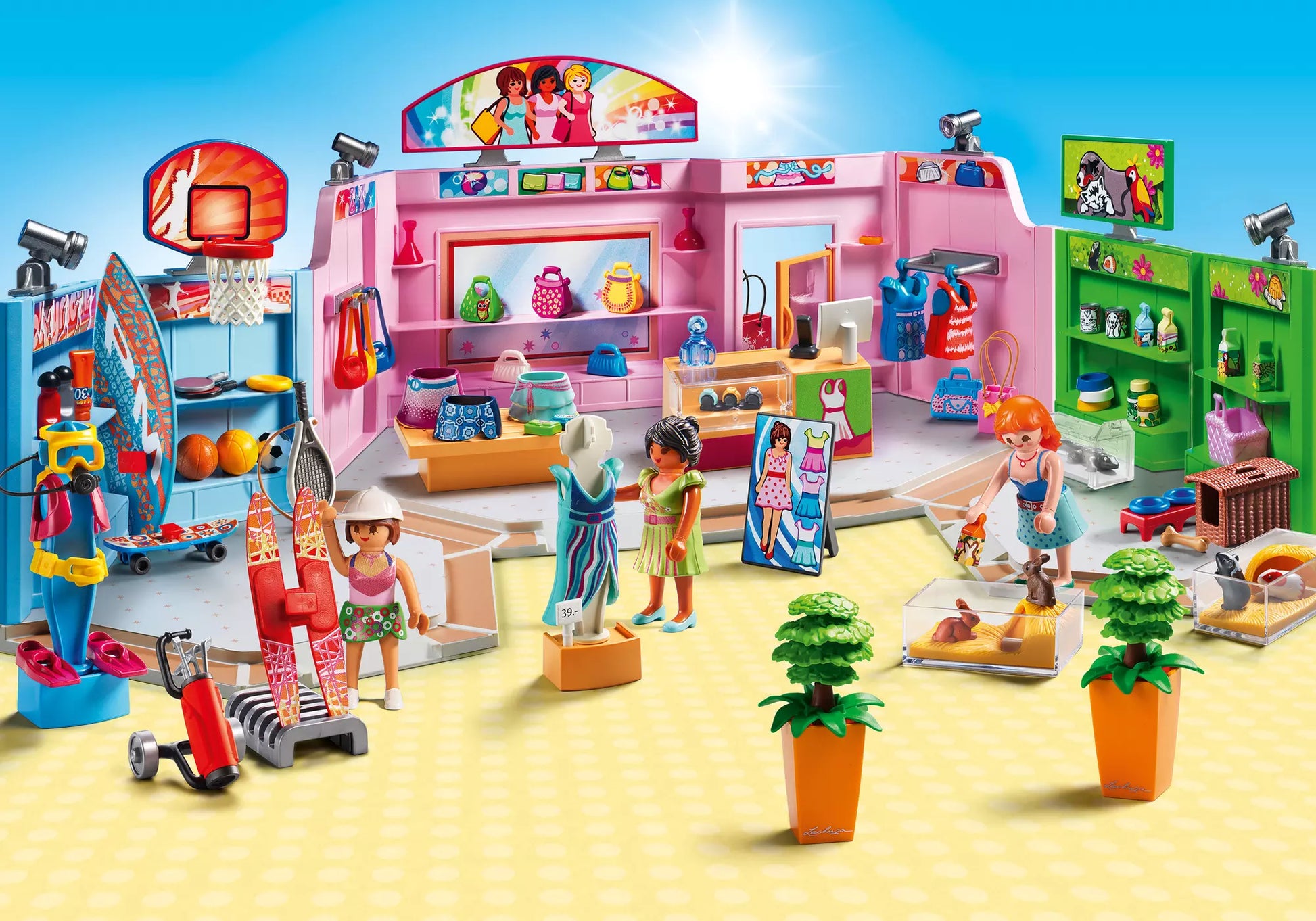 Playmobil 9078 City Life Einkaufspassage - plegobil