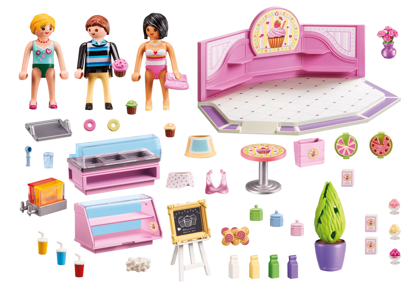 Playmobil 9080 City Life Cafe Cupcake - plegobil